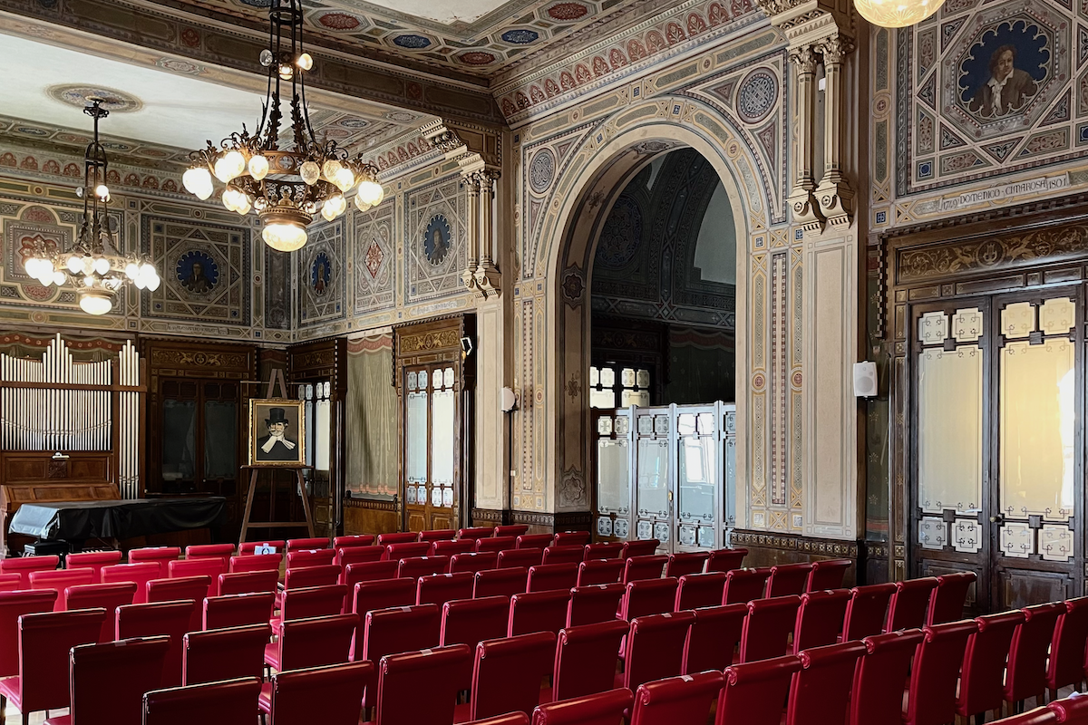 Casa Verdi Mialno, Salone d onore