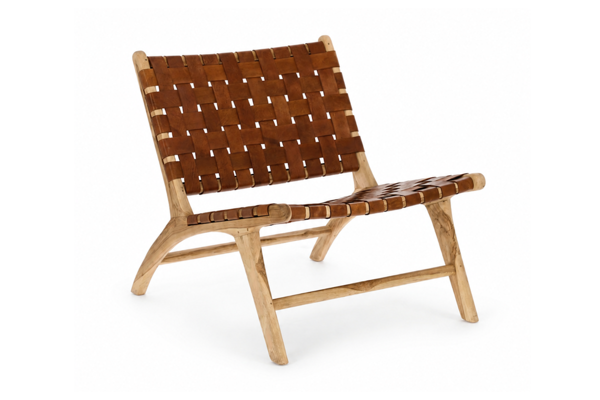 arredare casa stile baleari, poltroncina kave home
