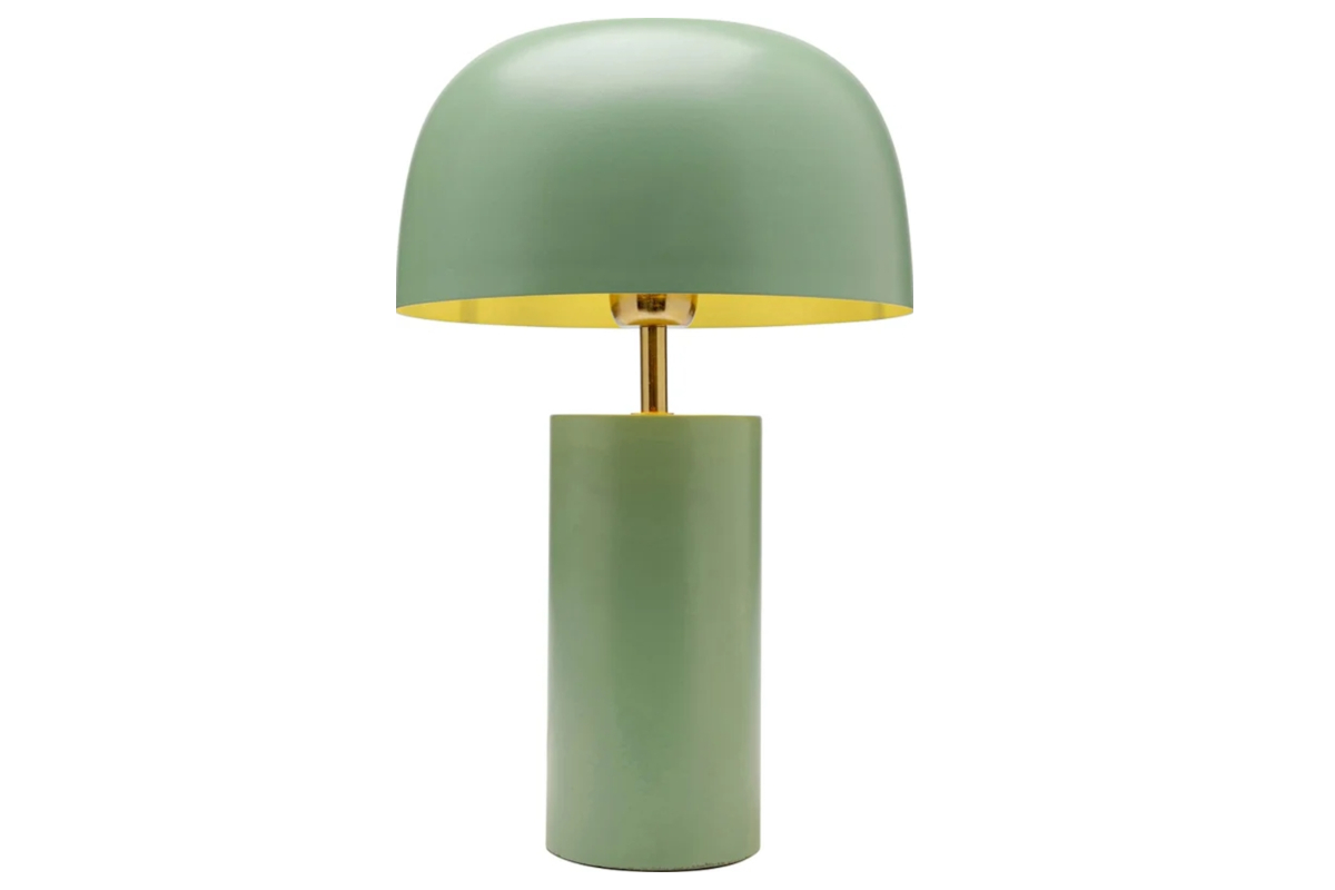 arredare con il verde, interior design, lampada kare