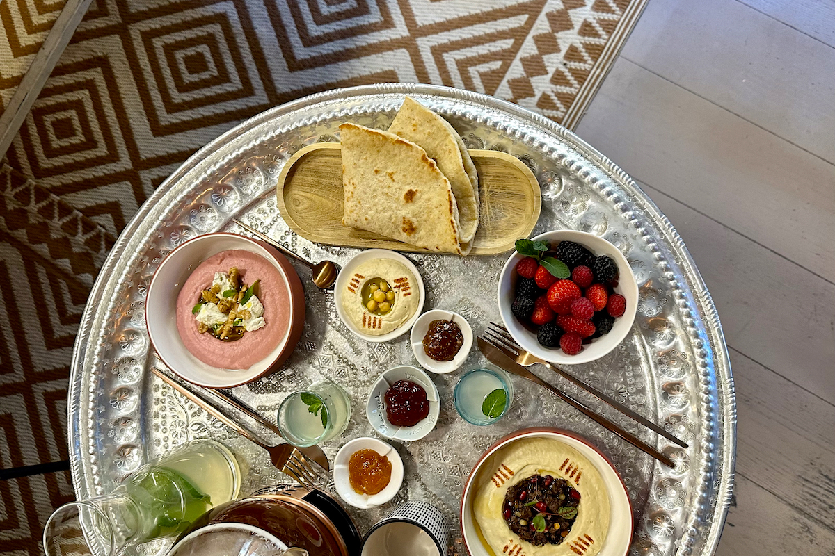 colazione milano, meze? libanese