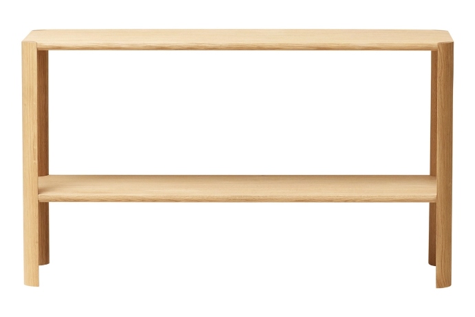 come arredare casa hygge, scaffale Leaf Form Refine