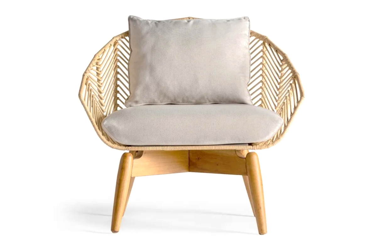 come arredare giardino inverno, sedia Plisse? Rattan