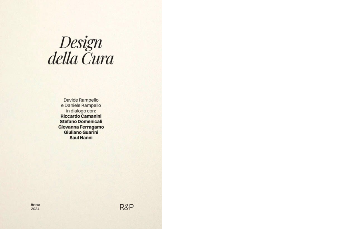 davide rampello design della cura libro