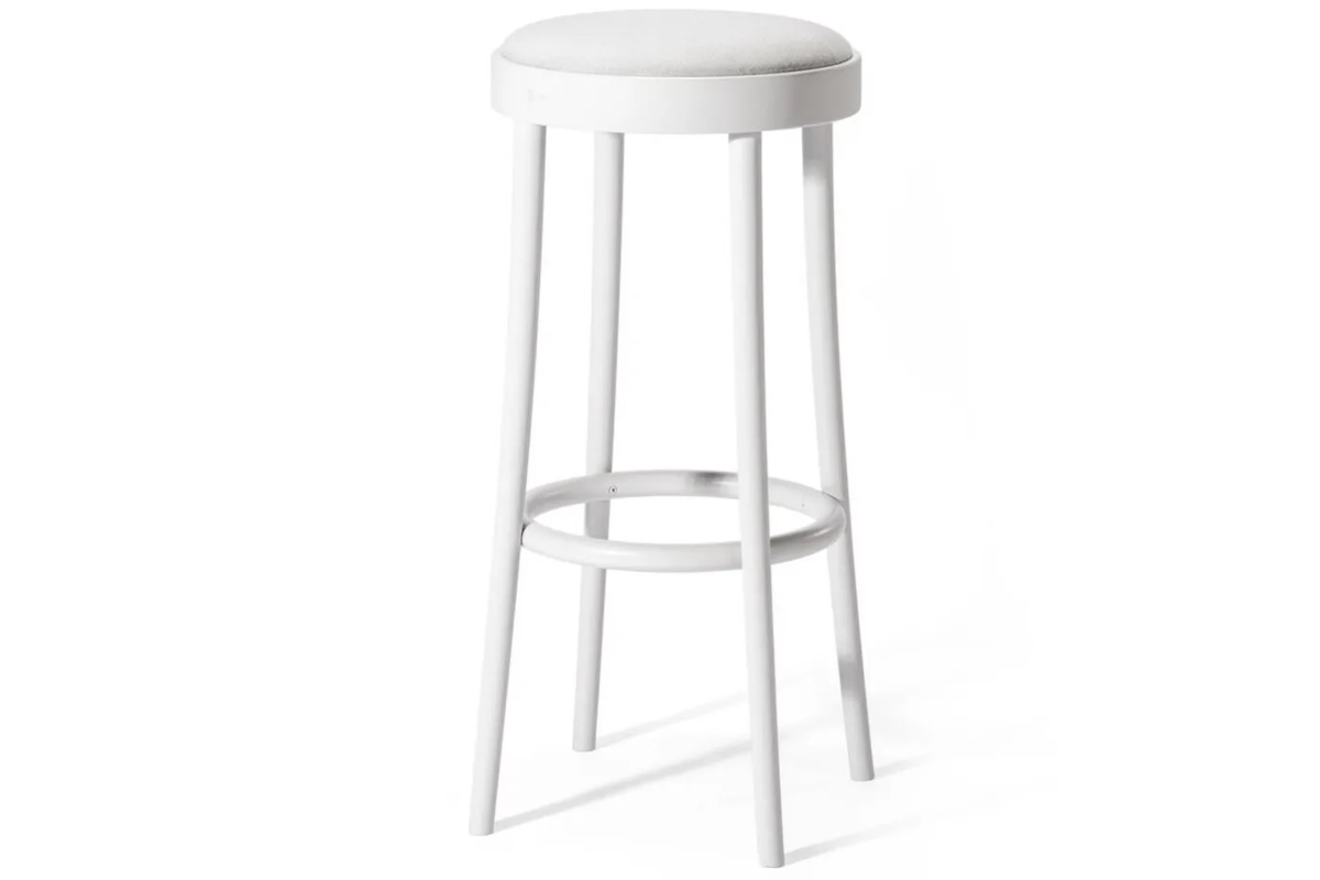 design bianco per la casa, sgabello