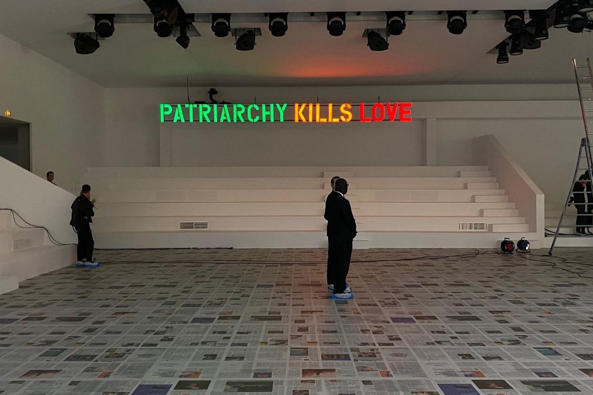 fuorisalone milano 2023, Claire Fontaine, Patriarchy Kills Love 