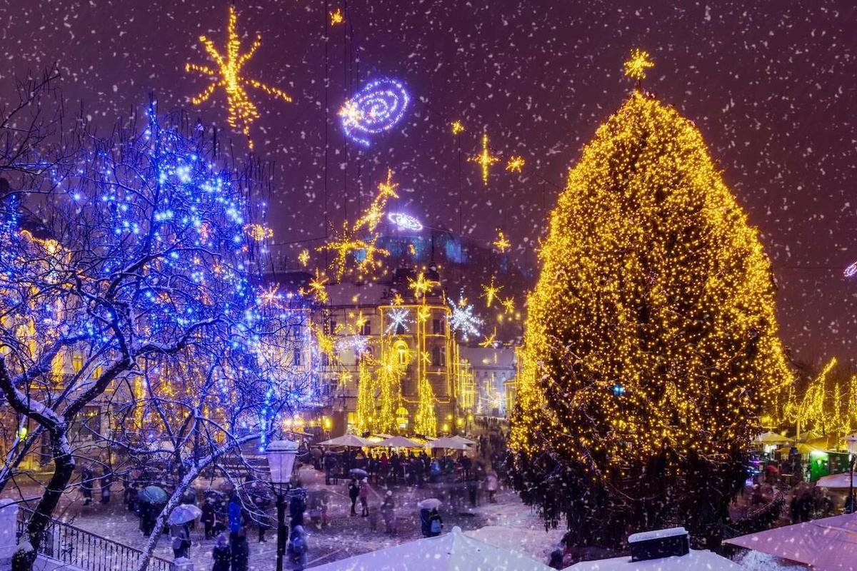 mercatini di natale 2022, Lubiana, foto Janez Zalaznik, Visit Ljubljana