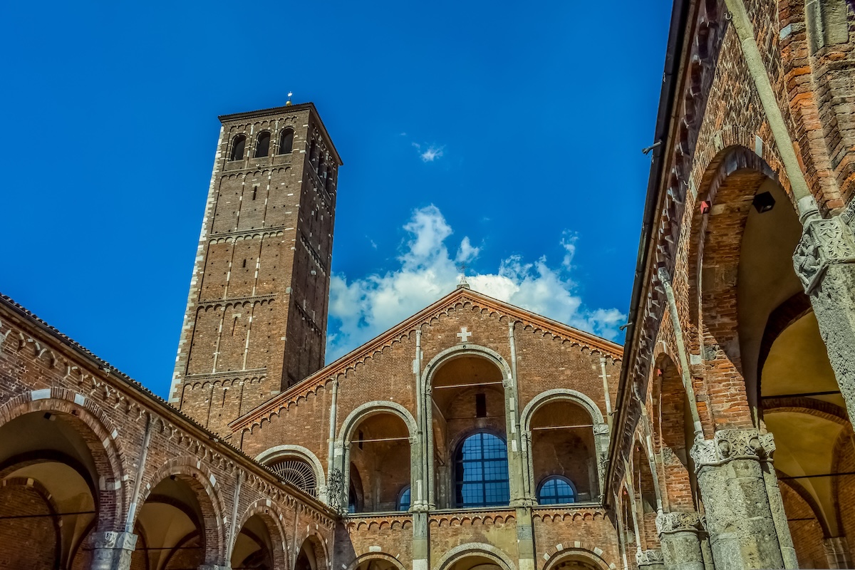 milano del silenzio, santambrogio