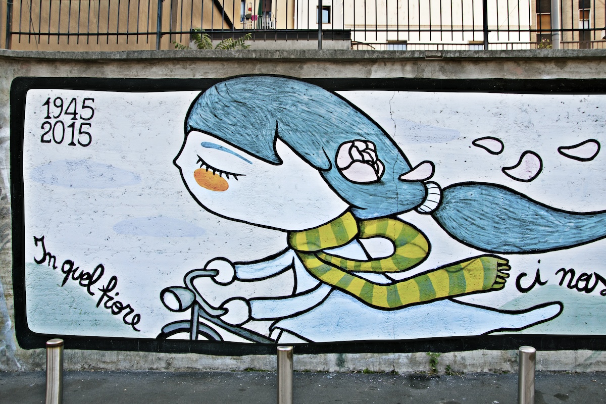 murales via sammartini milano, maua