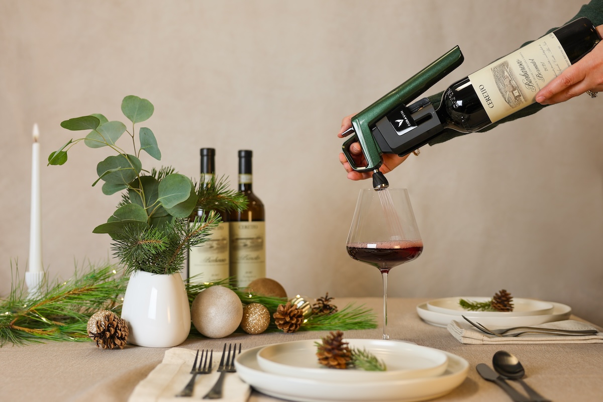 regali di natale gastronomici, Coravin Forest Green Timeless Six