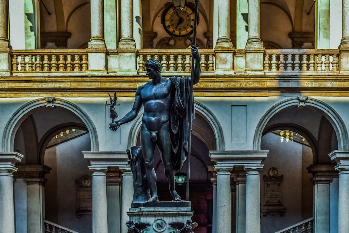 statue famose milano, Napoleone Bonaparte Pinacoteca di Brera